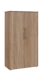 LXN 4 - 8D kancelářská skříň, 2-dveřová, 1450x800x400, dub bardolino