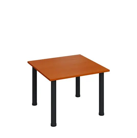 G-43 Konferenční stolek 700 x 700 mm, deska 18 mm, třešeň šumavská / nohy černé RAL9005