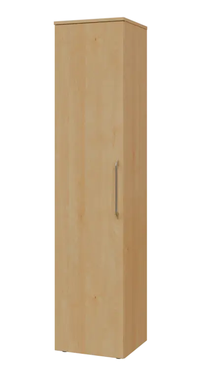 LXN 5 - 4D kancelářská skříň, 1-dveřová, levá, 1800x400x400, javor horský