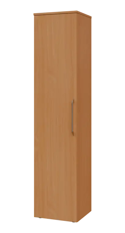 LXN 5 - 4D kancelářská skříň, 1-dveřová, levá, 1800x400x400, buk royal