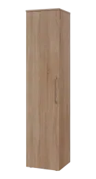 LXN 5 - 4D kancelářská skříň, 1-dveřová, levá, 1800x400x400, dub bardolino