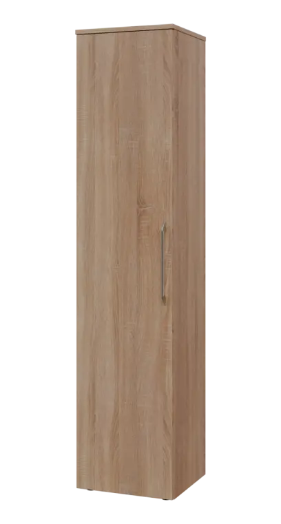 LXN 5 - 4D kancelářská skříň, 1-dveřová, levá, 1800x400x400, dub bardolino