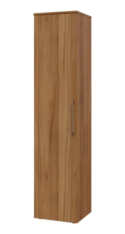 LXN 5 - 4D kancelářská skříň, 1-dveřová, levá, 1800x400x400, ořech světlý