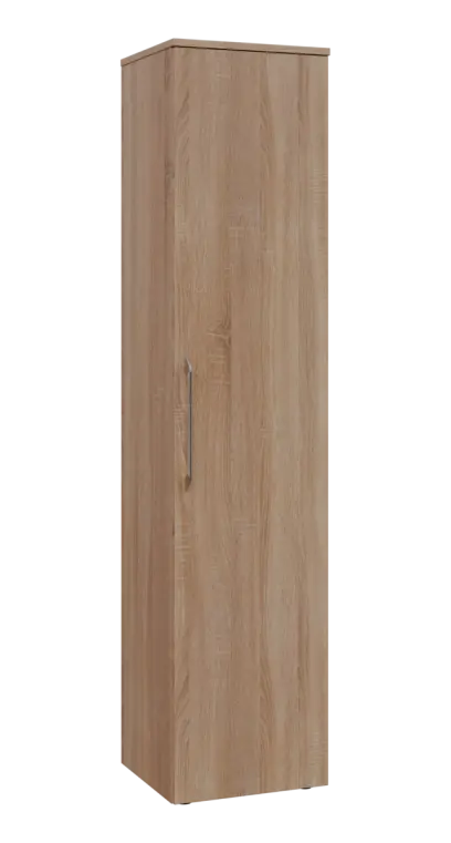 LXN 5 - 4D kancelářská skříň, 1-dveřová, pravá, 1800x400x400, dub bardolino