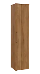 LXN 5 - 4D kancelářská skříň, 1-dveřová, pravá, 1800x400x400, ořech světlý