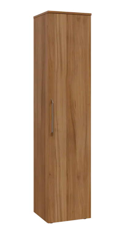 LXN 5 - 4D kancelářská skříň, 1-dveřová, pravá, 1800x400x400, ořech světlý