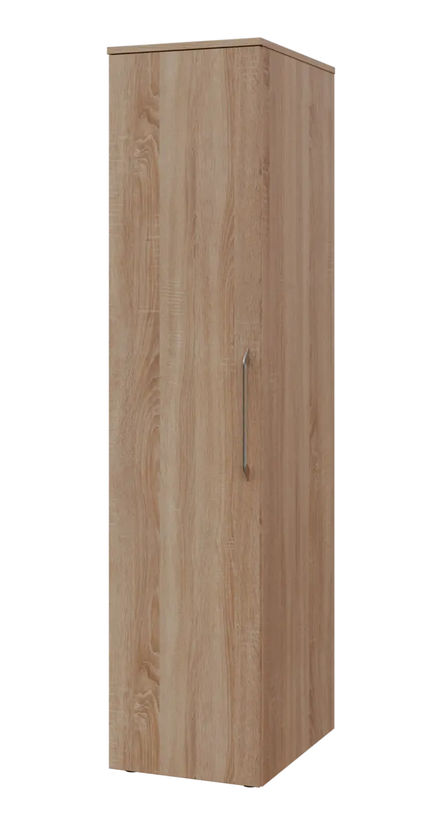 LXST 5 - 42 šatní skříň, 1-dveřová, tyč, levá, 1800x400x600, dub bardolino