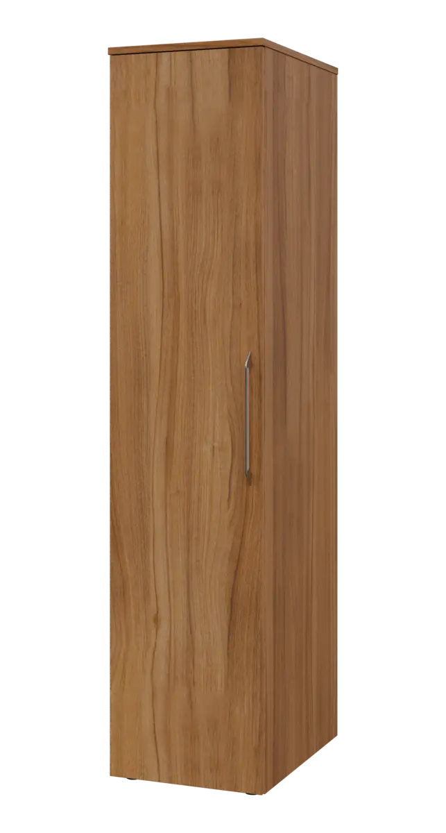 LXST 5 - 42 šatní skříň, 1-dveřová, tyč, levá, 1800x400x600, ořech světlý