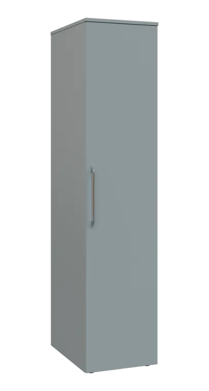 LXST 5 - 42 šatní skříň, 1-dveřová, tyč, pravá, 1800x400x600, šedá LXST 5 - 42 šatní skříň, 1-dveřová, tyč, pravá, 1800x400x600, šedá