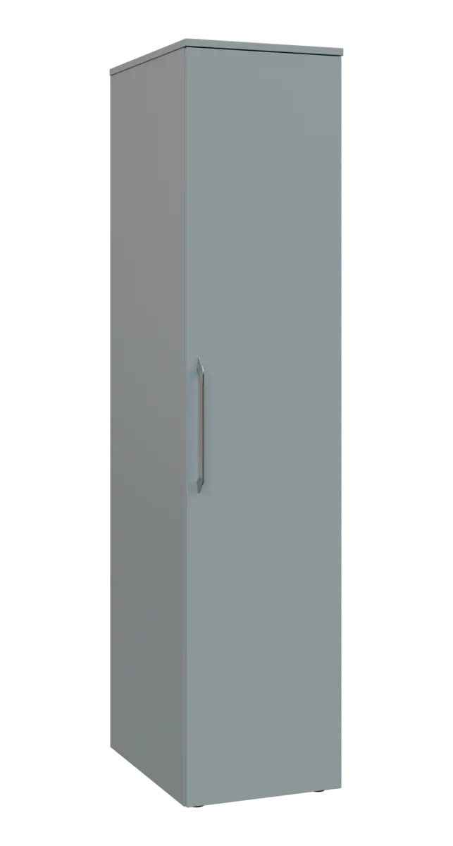 LXST 5 - 42 šatní skříň, 1-dveřová, tyč, pravá, 1800x400x600, šedá