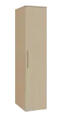 LXST 5 - 42 šatní skříň, 1-dveřová, tyč, pravá, 1800x400x600, bříza světlá