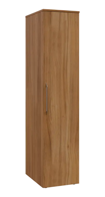 LXST 5 - 42 šatní skříň, 1-dveřová, tyč, pravá, 1800x400x600, ořech světlý LXST 5 - 42 šatní skříň, 1-dveřová, tyč, pravá, 1800x400x600, ořech světlý