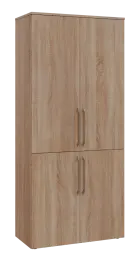 LXN 5 - 84D kancelářská skříň, 4-dveřová, 1800x800x400, dub bardolino