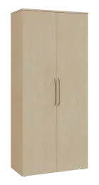 LXN 5 - 8D kancelářská skříň, 2-dveřová, 1800x800x400, bříza světlá