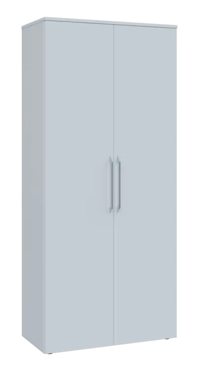 LXSR 5 - 81 šatní skříň, 2-dveřová, výsuvné ramínko, 1800x800x400, bílá