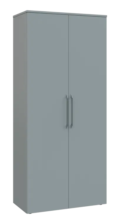 LXSR 5 - 81 šatní skříň, 2-dveřová, výsuvné ramínko, 1800x800x400, šedá