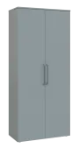 LXSR 5 - 81 šatní skříň, 2-dveřová, výsuvné ramínko, 1800x800x400, šedá