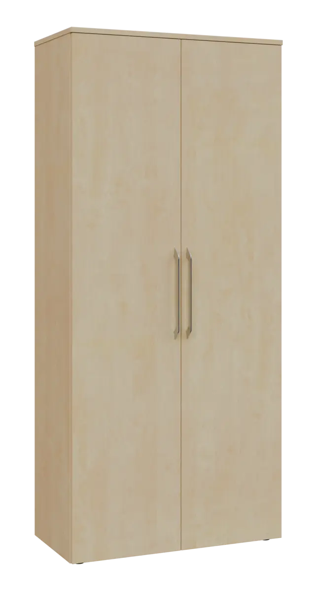 LXSR 5 - 81 šatní skříň, 2-dveřová, výsuvné ramínko, 1800x800x400, bříza světlá