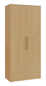 LXSR 5 - 81 šatní skříň, 2-dveřová, výsuvné ramínko, 1800x800x400, javor horský