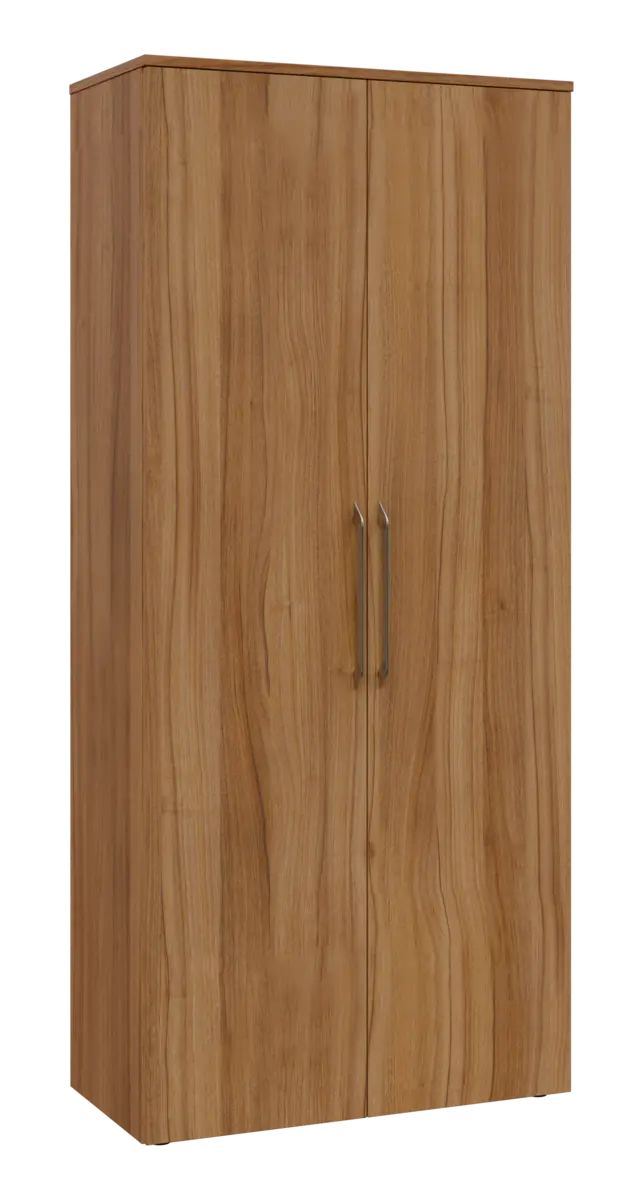 LXSR 5 - 81 šatní skříň, 2-dveřová, výsuvné ramínko, 1800x800x400, ořech světlý