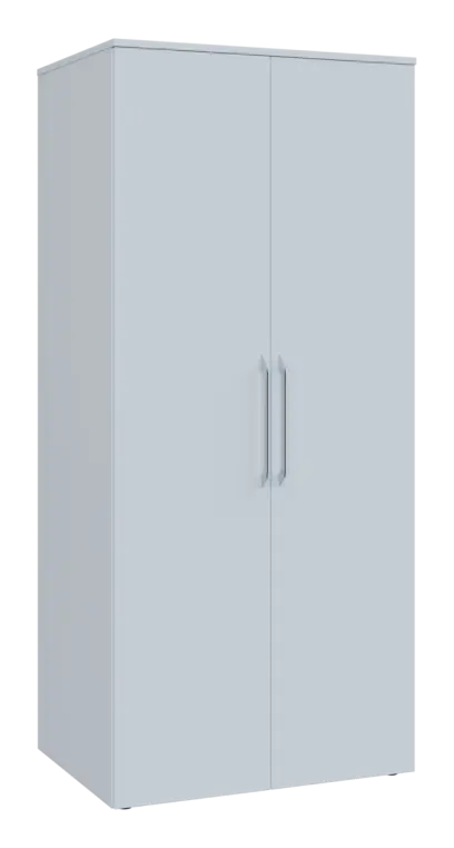 LXST 5 - 82 šatní skříň, 2-dveřová, tyč, 1800x800x600, bílá