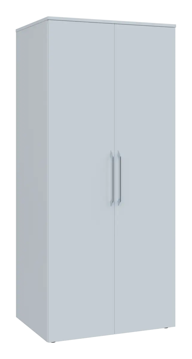 LXST 5 - 82 šatní skříň, 2-dveřová, tyč, 1800x800x600, bílá
