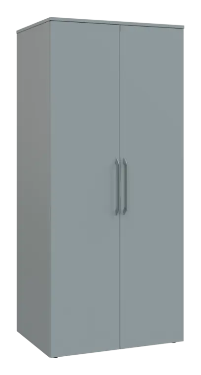 LXST 5 - 82 šatní skříň, 2-dveřová, tyč, 1800x800x600, šedá