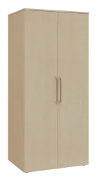 LXST 5 - 82 šatní skříň, 2-dveřová, tyč, 1800x800x600, bříza světlá