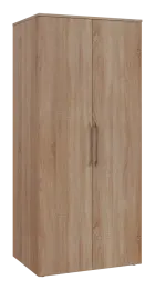 LXST 5 - 82 šatní skříň, 2-dveřová, tyč, 1800x800x600, dub bardolino