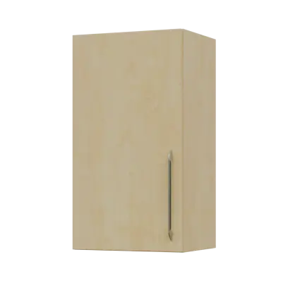 LXH - 4D horní skříňka, 1-dveřová, levá, 730x400x300, bříza světlá
