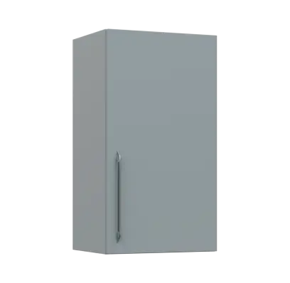 LXH - 4D horní skříňka, 1-dveřová, pravá, 730x400x300, šedá