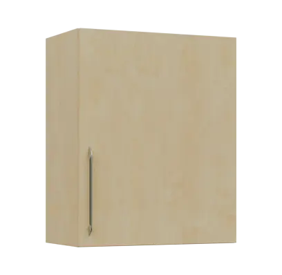 LXH - 6D horní skříňka, 1-dveřová, pravá, 730x600x300, bříza světlá