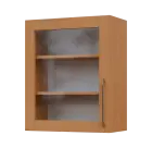 LXH - 6S horní skříňka, 1-dveřová, prosklená, levá, 730x600x300, buk royal