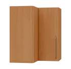 LXHRD - 6 horní skříňka, rohová, 1-dveřová, levá, 730x600x600, buk royal