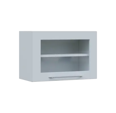 LXHV - 64S horní skříňka, výklop, prosklená, 414x600x300, bílá