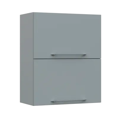 LXHVV - 6D horní skříňka, 2 výklopy, 730x600x300, šedá