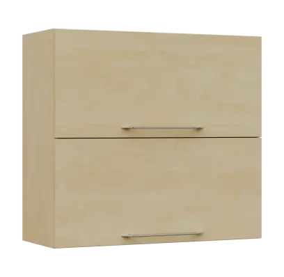 LXHVV - 8D horní skříňka, 2 výklopy, 730x800x300, bříza světlá