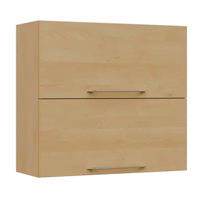 LXHVV - 8D horní skříňka, 2 výklopy, 730x800x300, javor horský