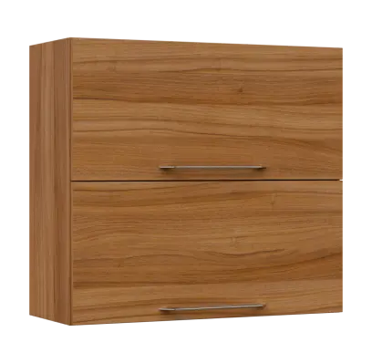 LXHVV - 8D horní skříňka, 2 výklopy, 730x800x300, ořech světlý