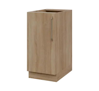 LXS - 4D spodní skříňka, 1-dveřová, levá, 870x400x600, dub bardolino