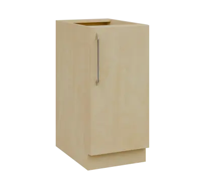 LXS - 4D spodní skříňka, 1-dveřová, pravá, 870x400x600, bříza světlá