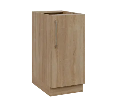 LXS - 4D spodní skříňka, 1-dveřová, pravá, 870x400x600, dub bardolino