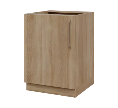 LXS - 6D spodní skříňka, 1-dveřová, levá, 870x600x600, dub bardolino