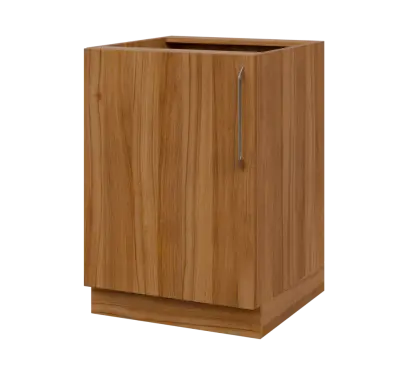 LXS - 6D spodní skříňka, 1-dveřová, levá, 870x600x600, ořech světlý