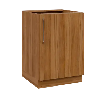 LXS - 6D spodní skříňka, 1-dveřová, pravá, 870x600x600, ořech světlý