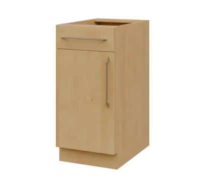 LXS - 4DZ spodní skříňka, 1-dveřová, 1-zásuvková, levá, 870x400x600, javor horský