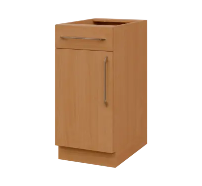 LXS - 4DZ spodní skříňka, 1-dveřová, 1-zásuvková, levá, 870x400x600, buk royal