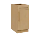 LXS - 4DZ spodní skříňka, 1-dveřová, 1-zásuvková, pravá, 870x400x600, javor horský