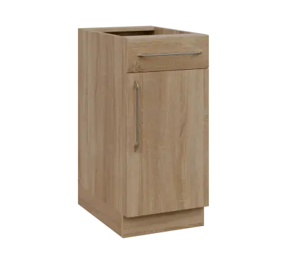 LXS - 4DZ spodní skříňka, 1-dveřová, 1-zásuvková, pravá, 870x400x600, dub bardolino