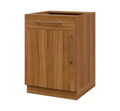 LXS - 6DZ spodní skříňka, 1-dveřová, 1-zásuvková, levá, 870x600x600, ořech světlý